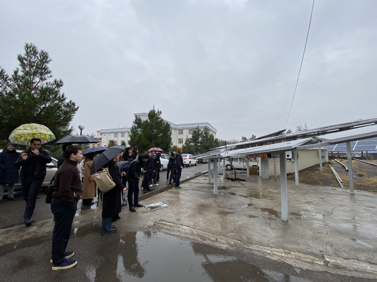 Toshkent arxitektura-qurilish universitetida amaliy mashg‘ulot doirasida ekskursiya tashkil etildi